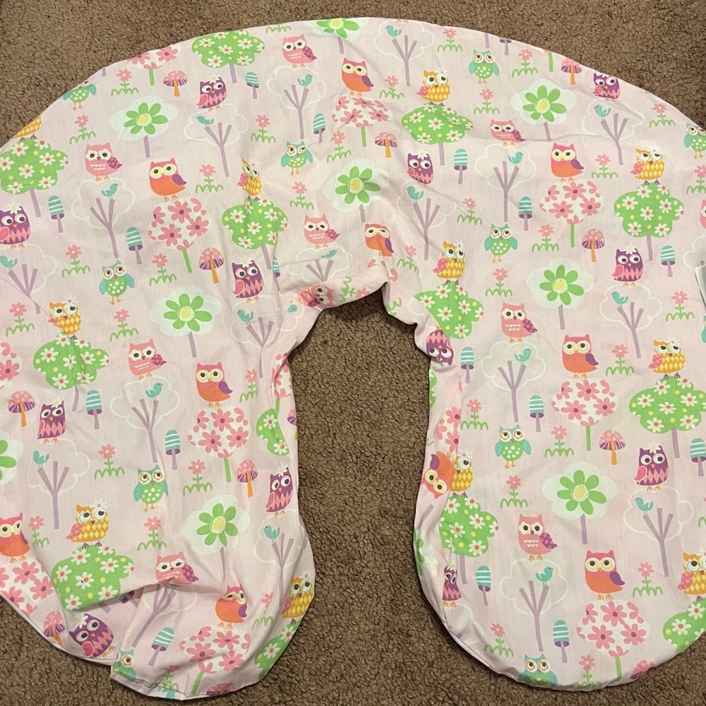 Colorful Owl Print Nursing Pillow Cover boppy cover for baby